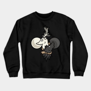 The Spirit of Deer and Wolf Crewneck Sweatshirt